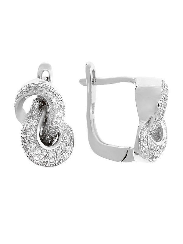 

Серьги из серебра с фианитом Balex Jewellery 2422910227, 2422910227