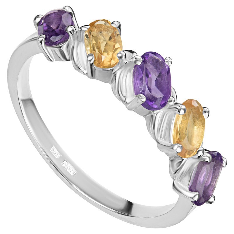 

Кольцо из серебра с аметистом , LAZURIT-ONLINE 803501, 803501