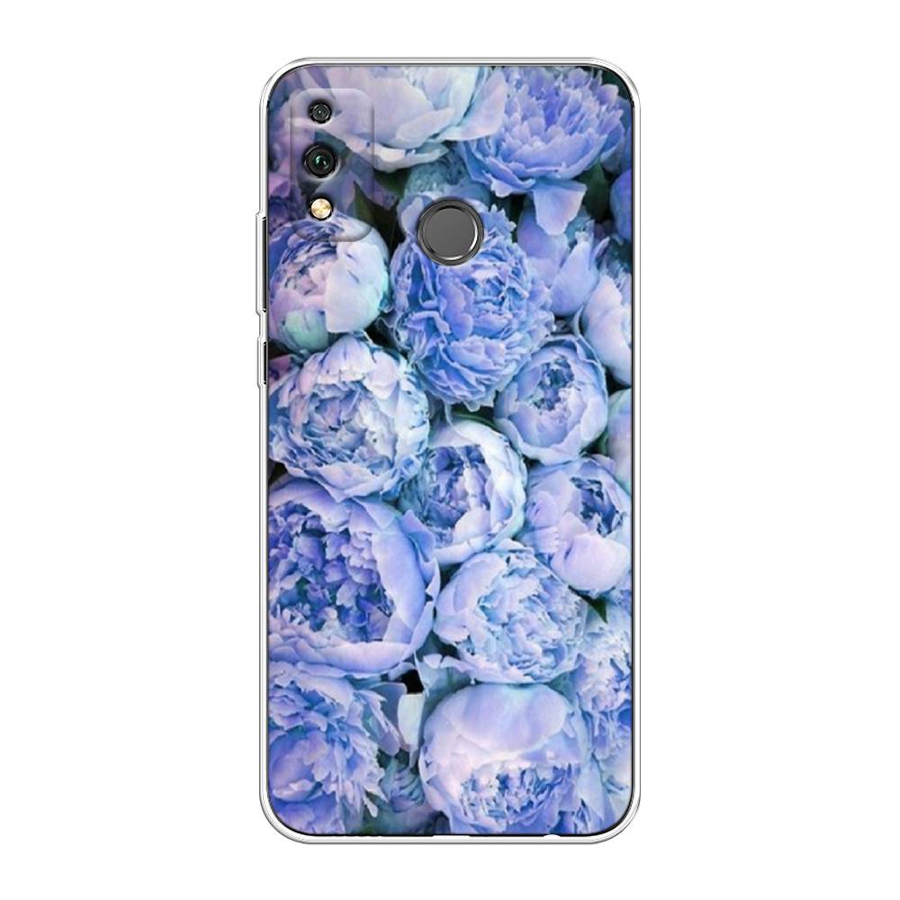 

Чехол Awog на Honor 9X Lite "Пионы голубые", Голубой, 6104250-8
