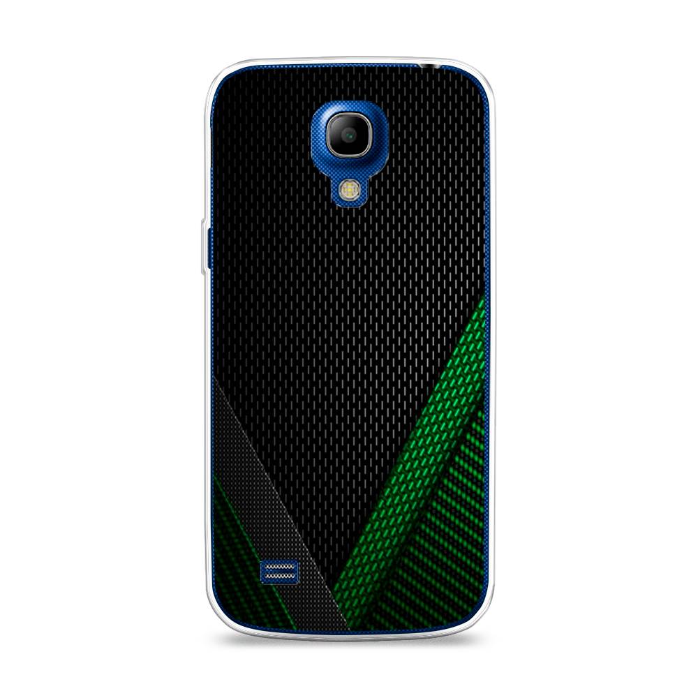 

Чехол Awog на Samsung Galaxy S4 mini / Самсунг S4 mini "Зеленый карбон", Черный;зеленый, 24050-3