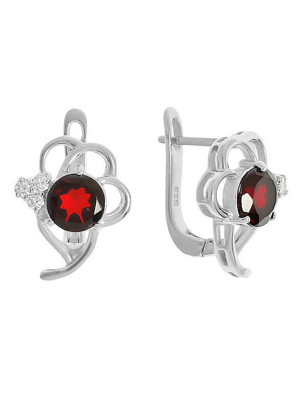 

Серьги из серебра с гранатом Balex Jewellery 2405936982, 2405936982