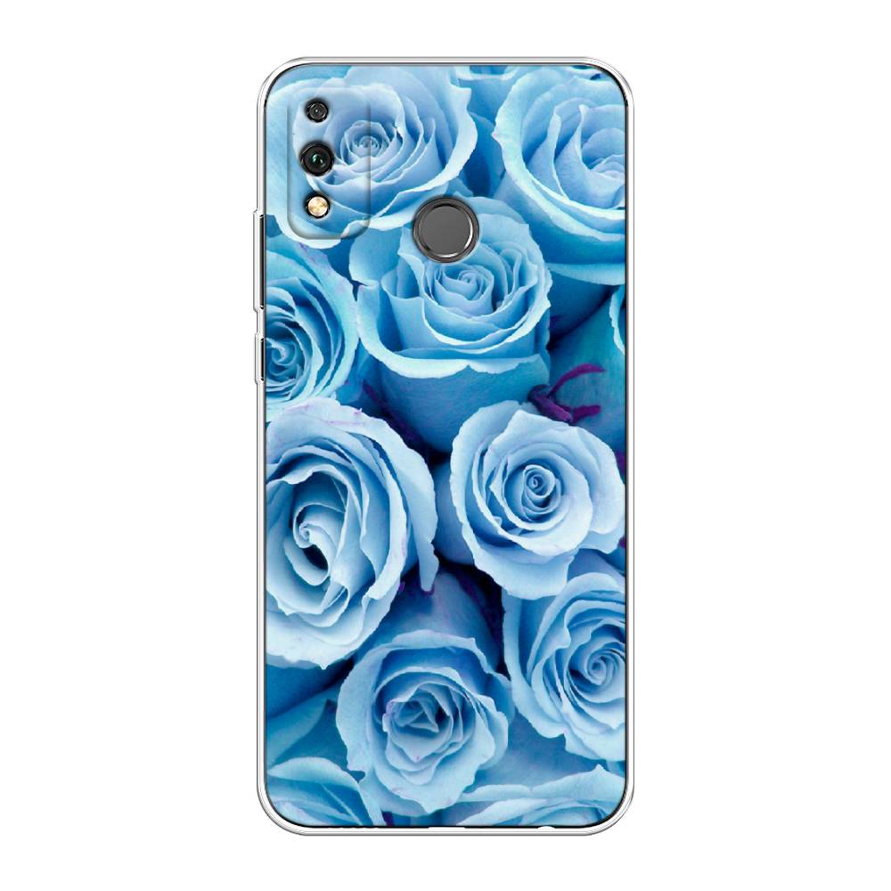 

Чехол Awog на Honor 9X Lite "Лазурные розы", Голубой, 6104250-8