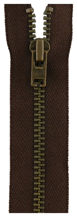 

Застежка-молния YKK 0643475/14, 570 палисандровый тип 3 (4,5мм), неразъемная, 14см