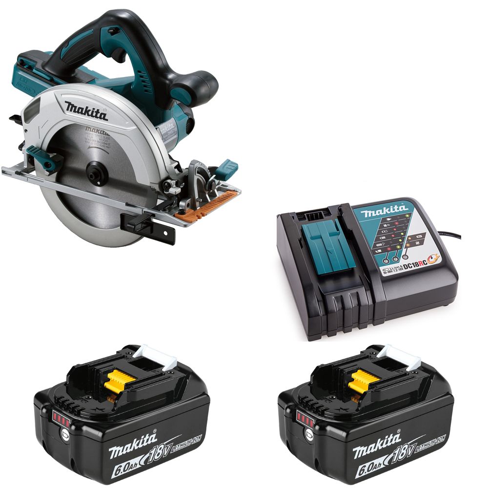 фото Пила дисковая аккумуляторная makita dhs710rge