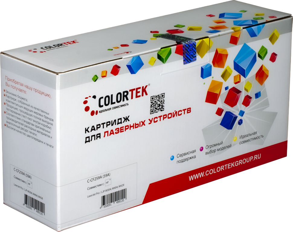 

Картридж для лазерного принтера Colortek CT-CF259A черный, совместимый, CT-CF259A