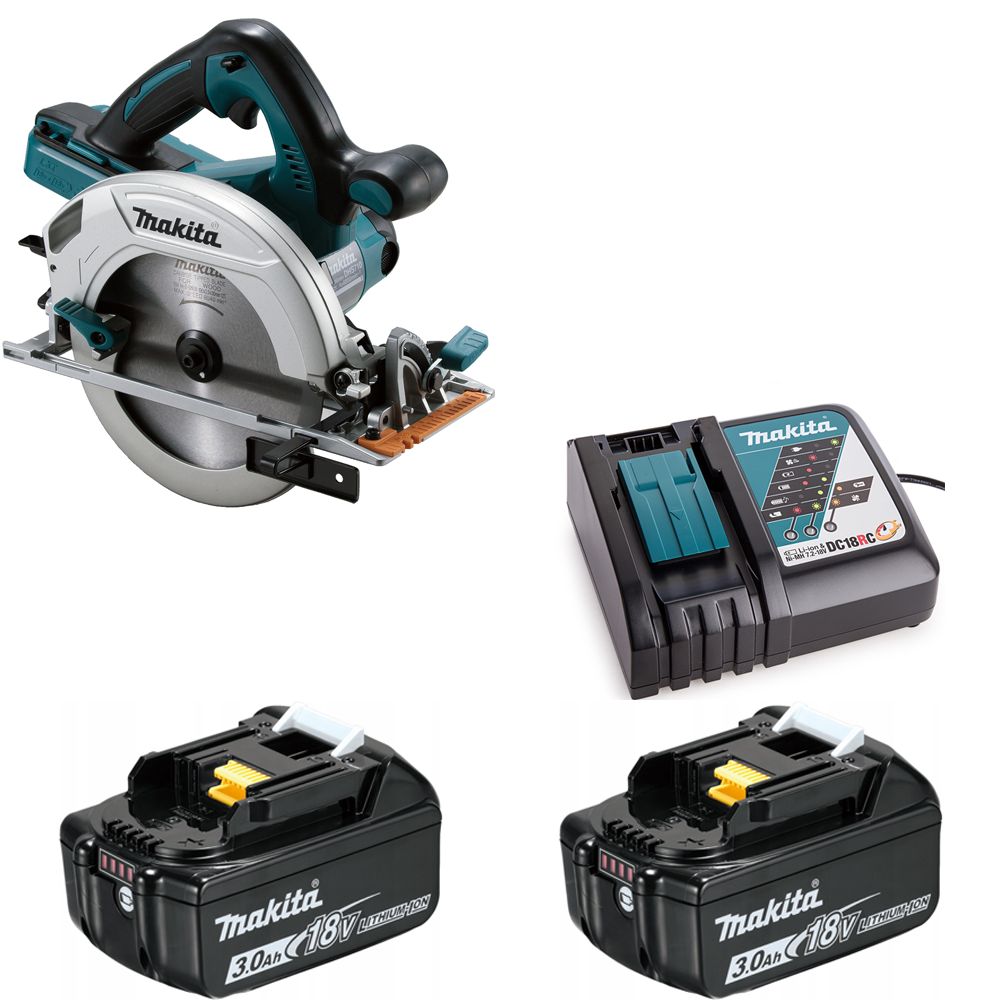 фото Пила дисковая аккумуляторная makita dhs710rfe