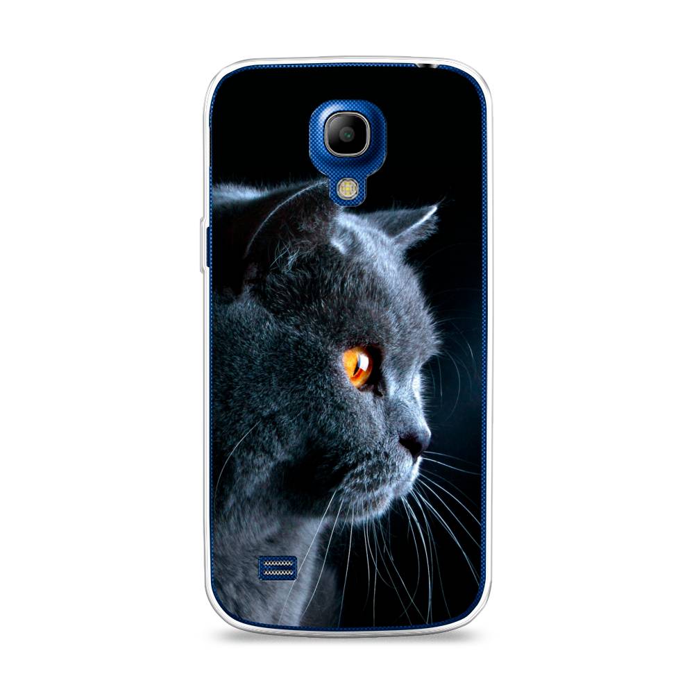 

Чехол Awog на Samsung Galaxy S4 mini / Самсунг S4 mini "Благородный кот британец", Черный;серый;оранжевый, 24050-2