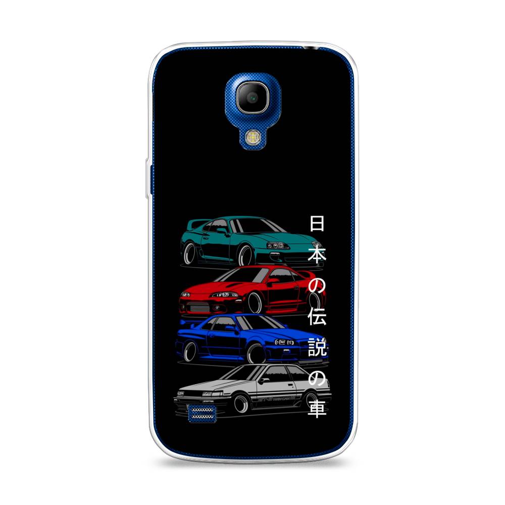 

Чехол Awog на Samsung Galaxy S4 mini / Самсунг S4 mini "JDM Legend cars", Зеленый;красный;синий, 24050-5