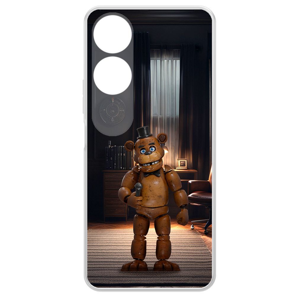 

Чехол-накладка Krutoff Clear Case ФНАФ - Медведь Фредди для Honor X5 Plus, Прозрачный