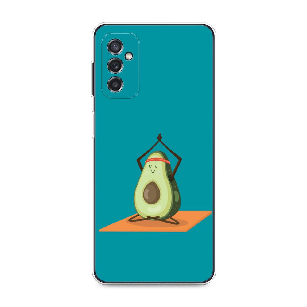 

Чехол на Samsung Galaxy M52 "Расслабься с авокадо", Голубой, 2104350-6