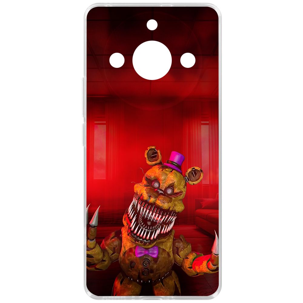 

Чехол-накладка Krutoff Clear Case ФНАФ - Фредди атакует для Realme 11 Pro+, Прозрачный