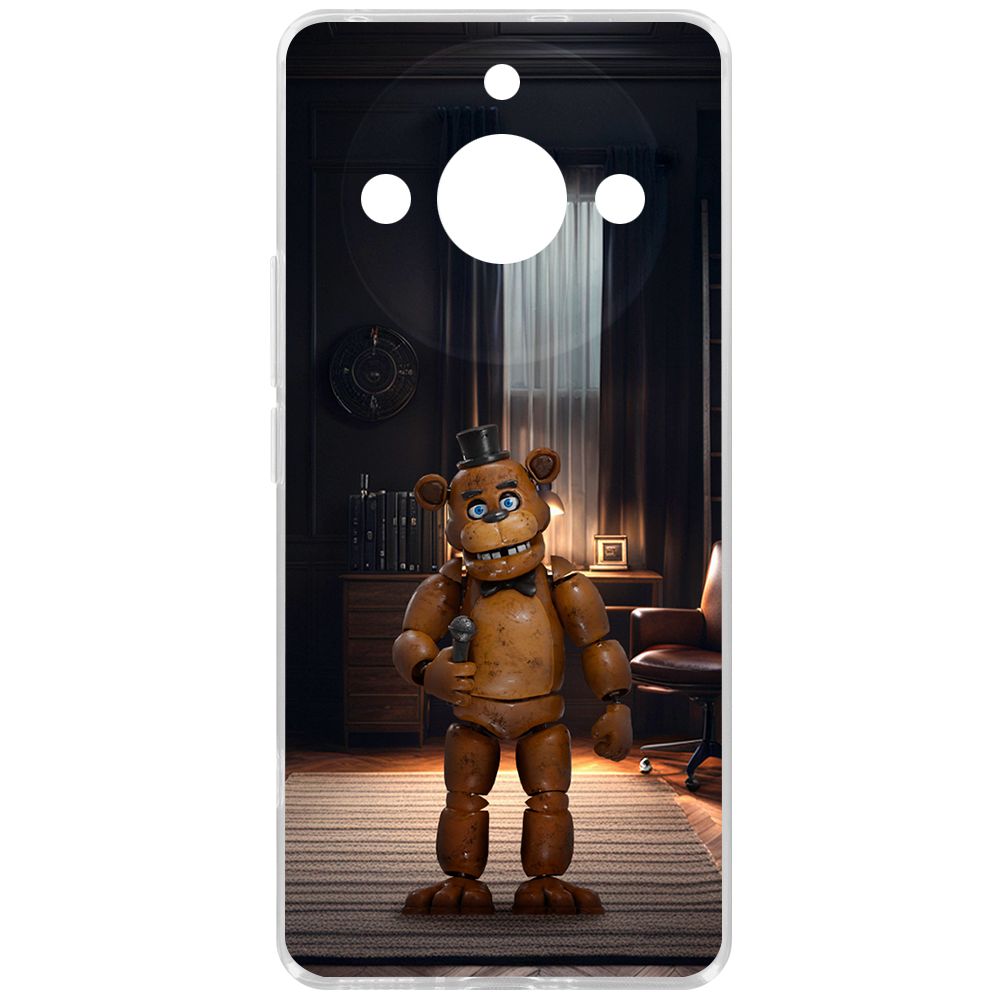 

Чехол-накладка Krutoff Clear Case ФНАФ - Медведь Фредди для Realme 11 Pro+, Прозрачный