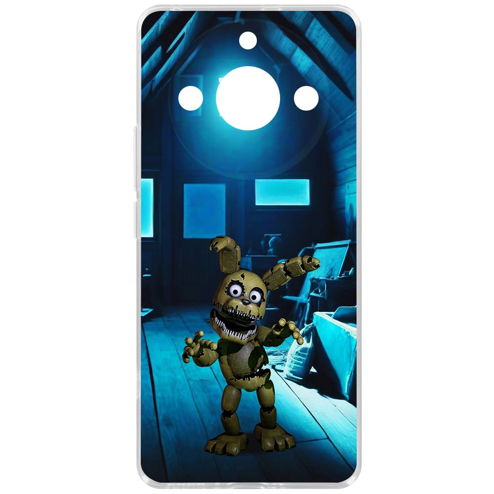 

Чехол-накладка Krutoff Clear Case ФНАФ - Плюштрап для Realme 11 Pro, Прозрачный