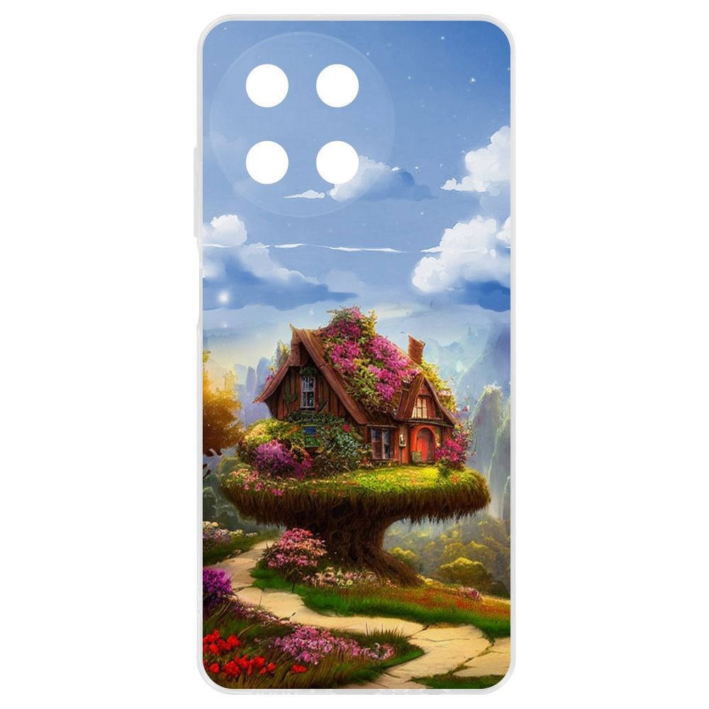 Чехол-накладка Krutoff Clear Case Дом на дереве для Realme 11 4G