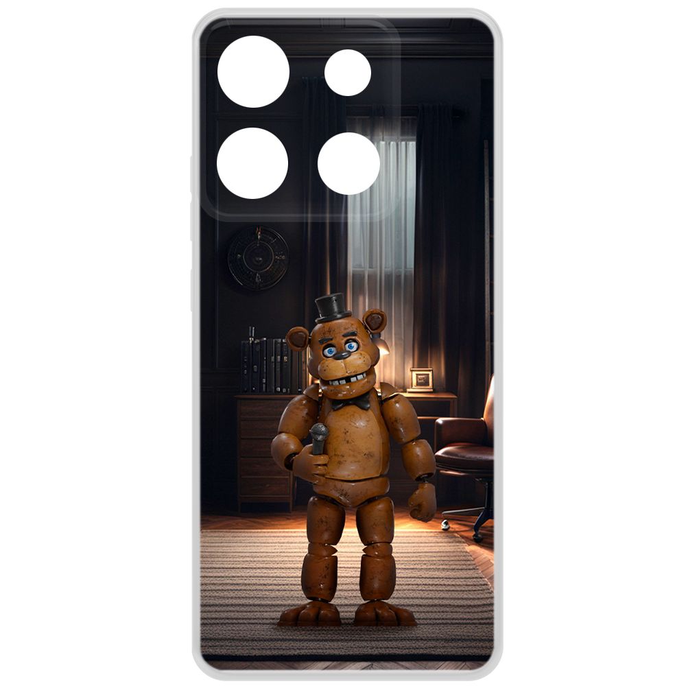 

Чехол-накладка Krutoff Clear Case ФНАФ - Медведь Фредди для INFINIX Smart 7 Plus, Прозрачный