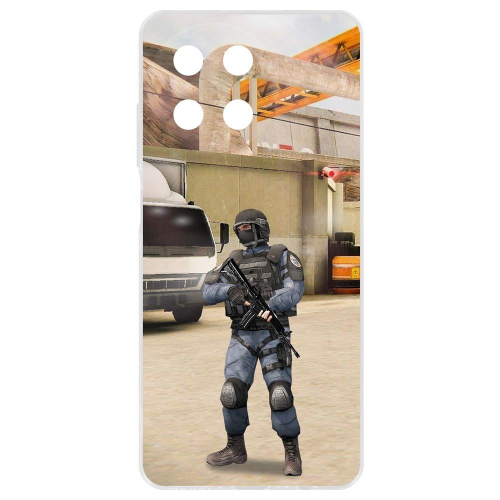 

Чехол-накладка Krutoff Clear Case Cтандофф 2 (Standoff 2) - GIGN для Realme 11 4G, Прозрачный