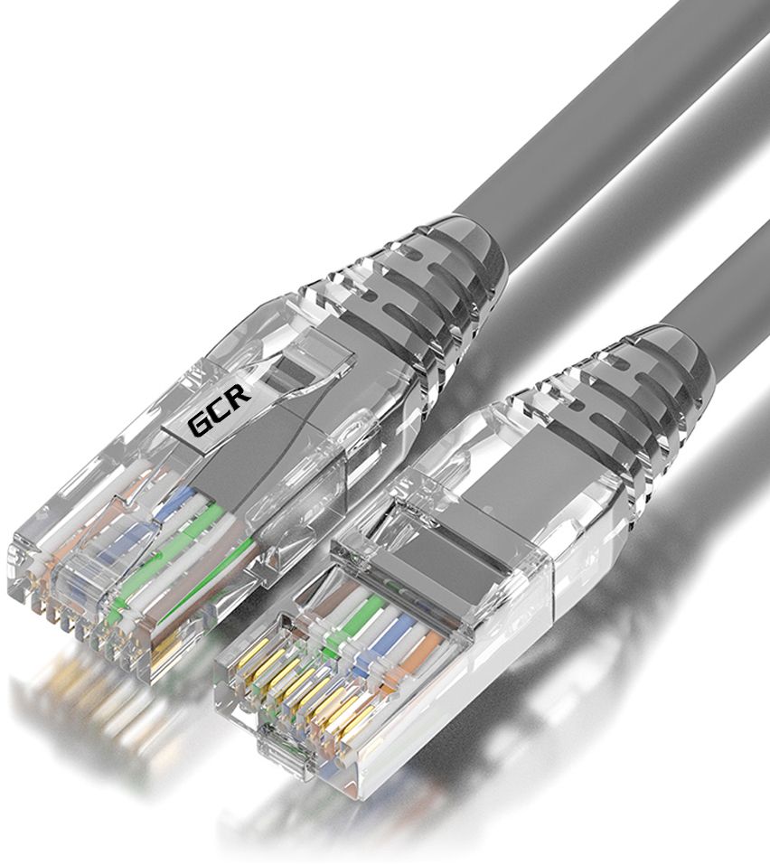 фото Патч-корд gcr lszh utp cat.5e 1 гбит/с rj45 lan cca 0,3м