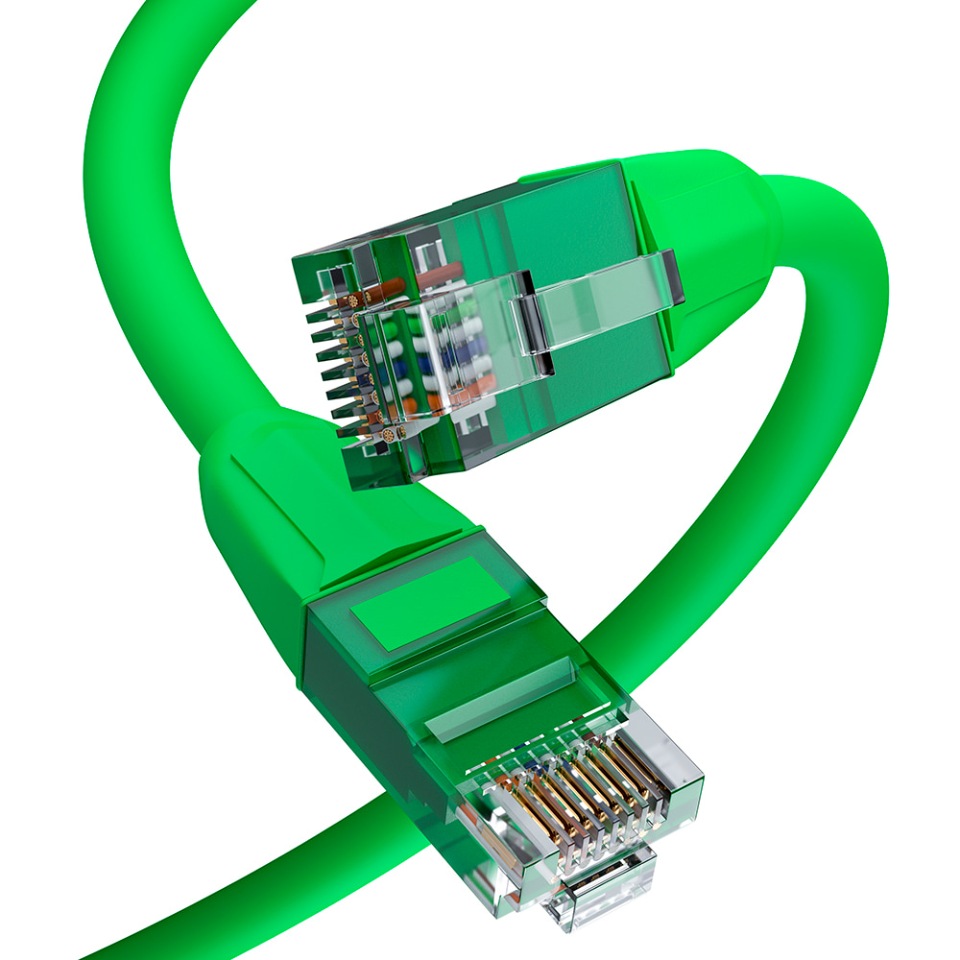 фото Патч-корд gcr lszh utp cat.6 10 гбит/с rj45 lan 0,15м