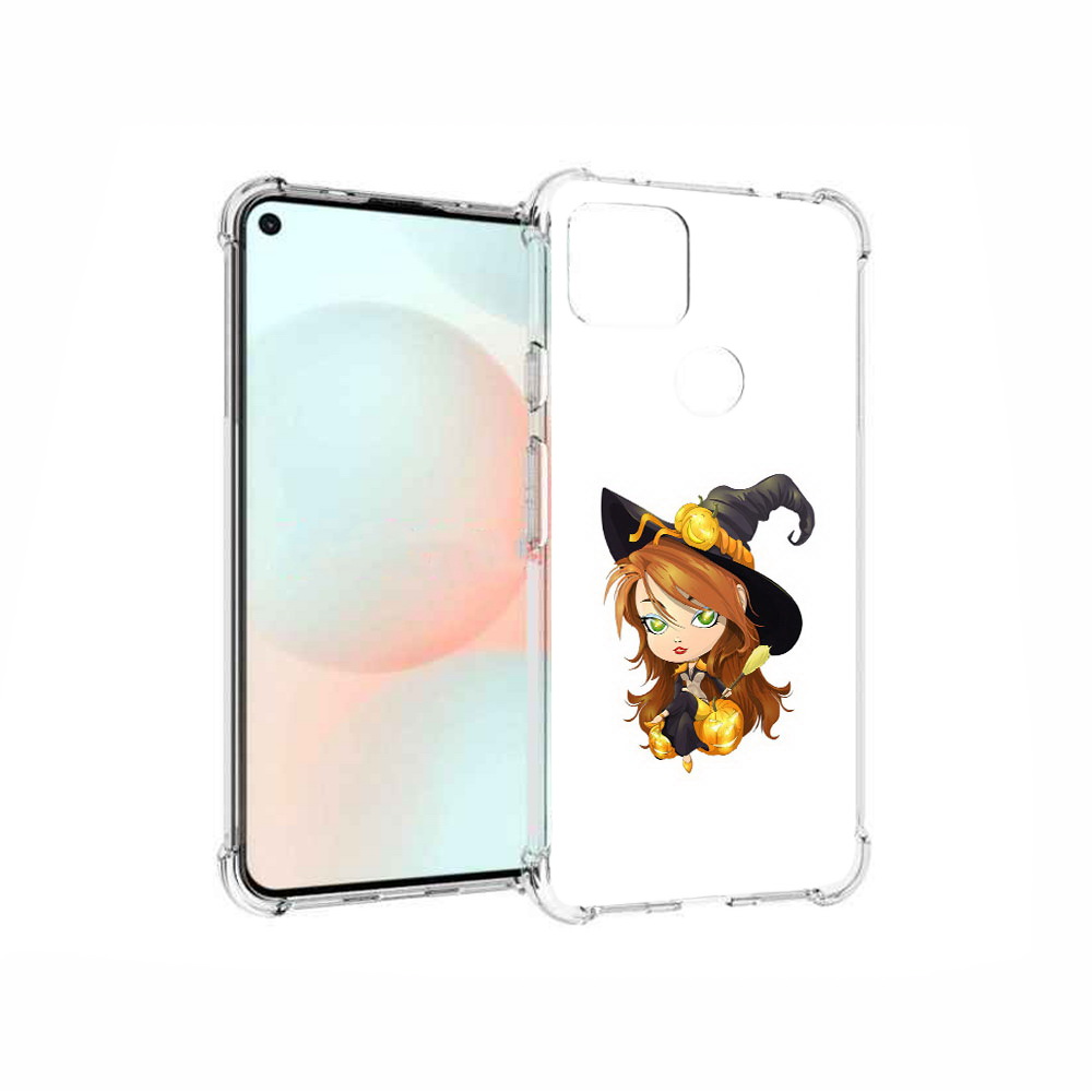 

Чехол MyPads Tocco для Google Pixel 5A Ведьмочка, Прозрачный, Tocco