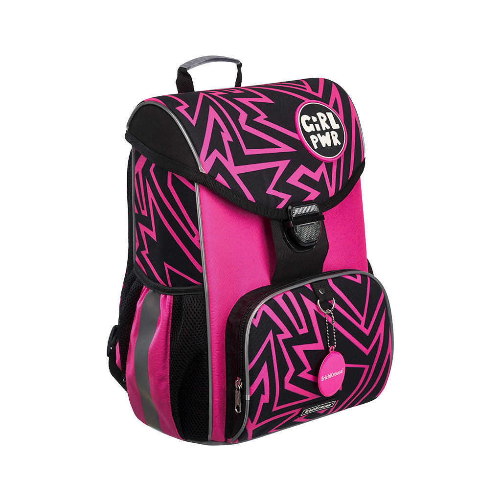 

Ученический ранец ErichKrause ErgoLine 15L Girl Power, Розовый