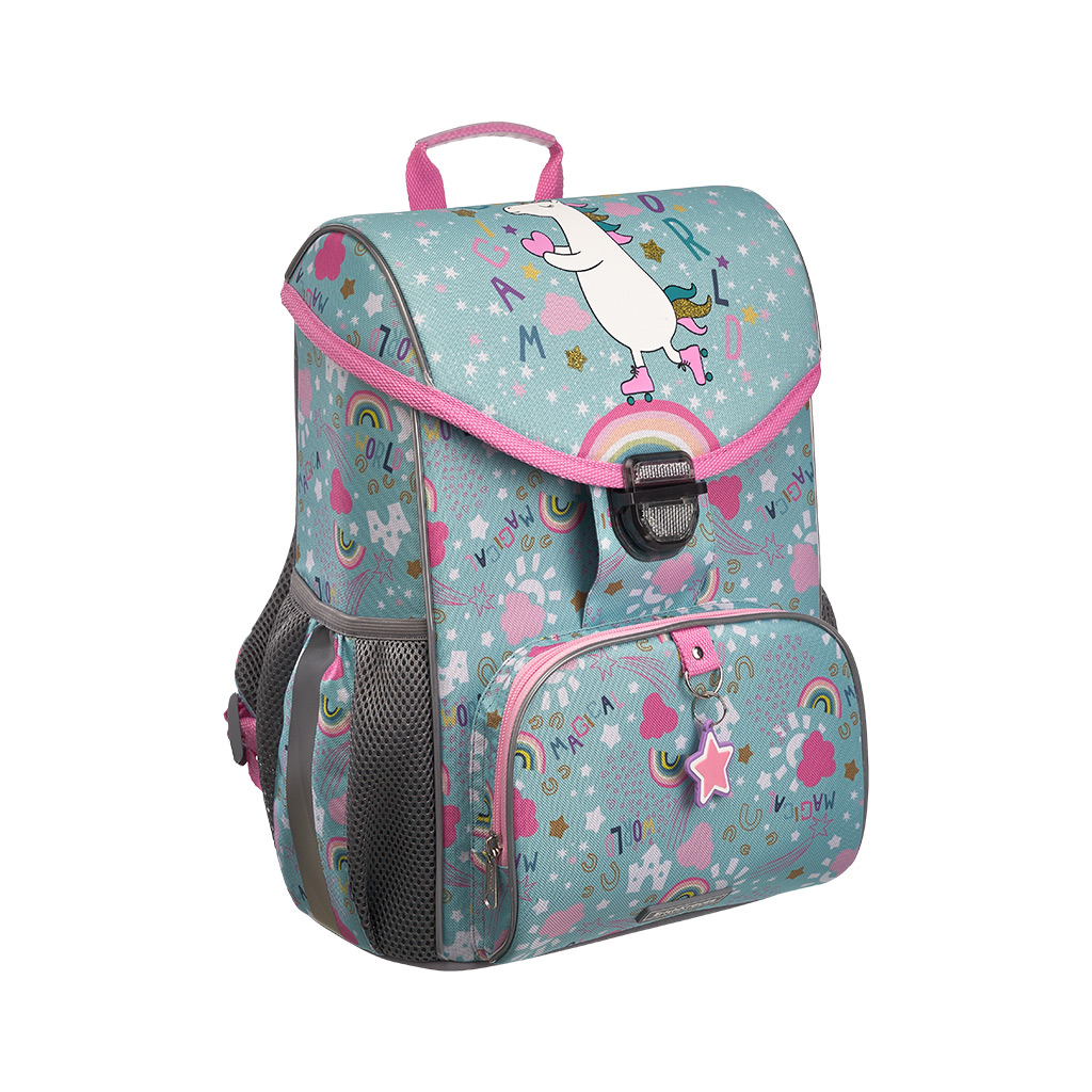 

Ученический ранец ErichKrause ErgoLine 15L Rainbow Skate, Бирюзовый