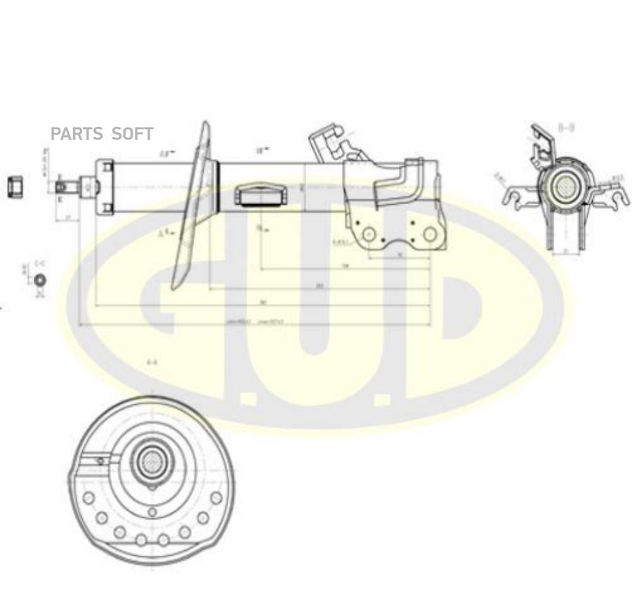 

Амортизатор Nis Juke 6.10 Перед L 1Шт G.U.D. Gsa339755