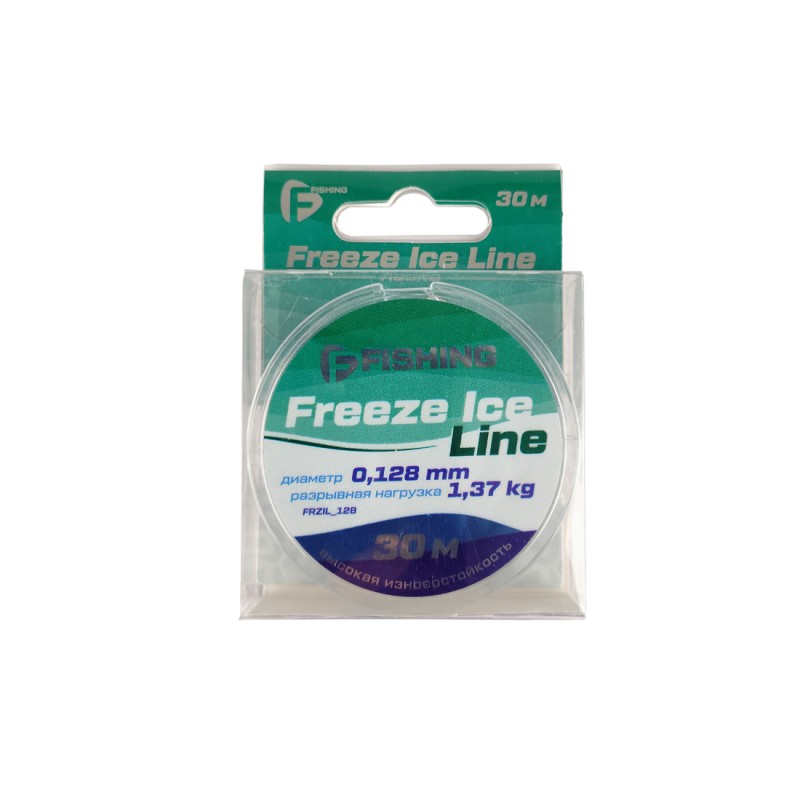 

Леска F-FISHING Freeze Ice Line 30м 0,128мм 1,37кг, Прозрачный, FFRZIL_128