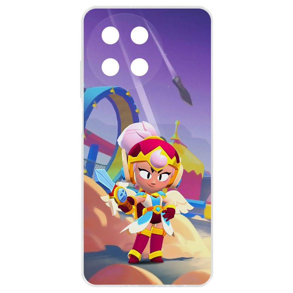 

Чехол-накладка Krutoff Clear Case Brawl Stars-Валькирия Джанет для Realme 11 4G, Прозрачный