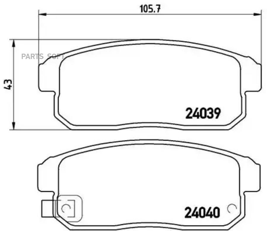 

Колодки дисковые з. mazda rx-8 2.6i 03> P49035 =883 11=13.0460-5856.2 [f1ya2643z]