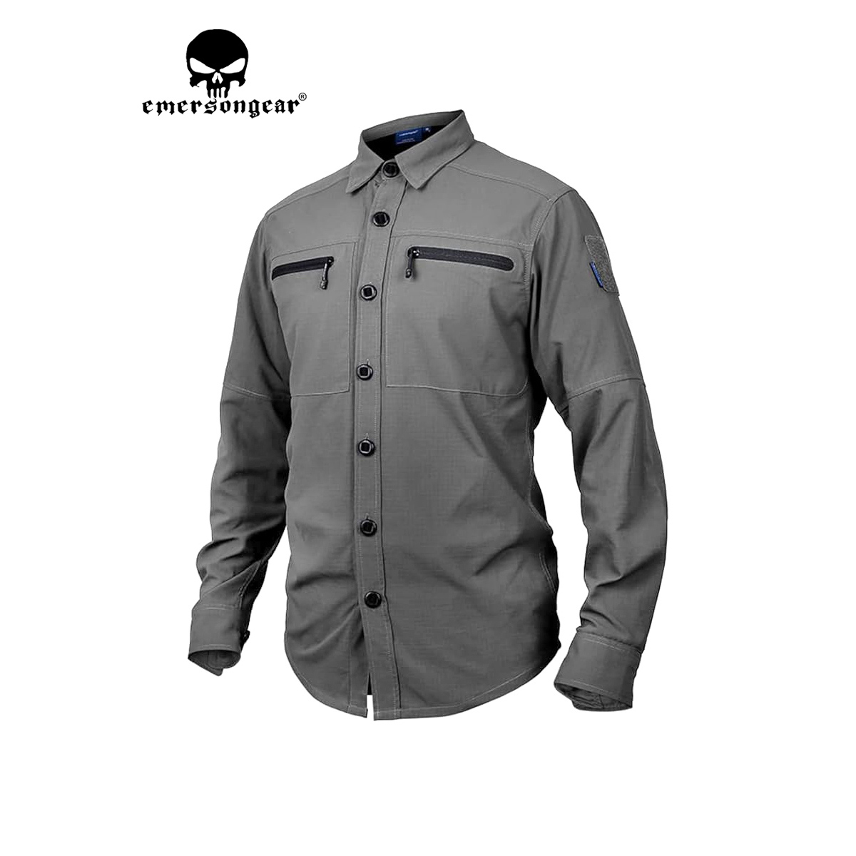 Рубашка мужская EmersonGear Defender Tac-Shirt серая S