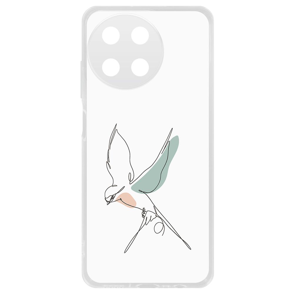 

Чехол-накладка Krutoff Clear Case Полет для Realme 11 4G, Прозрачный