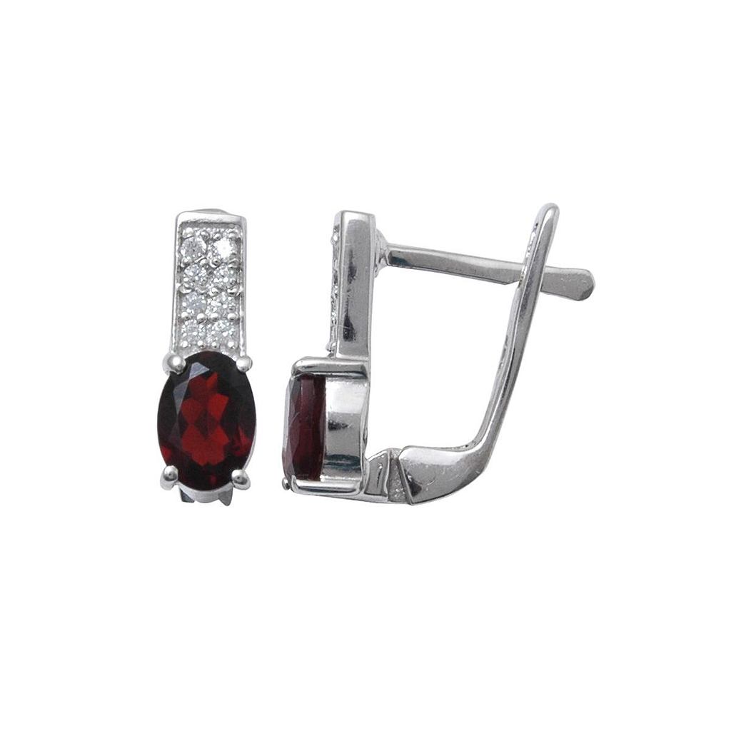 

Серьги из серебра с гранатом Balex Jewellery 2410931517, 2410931517