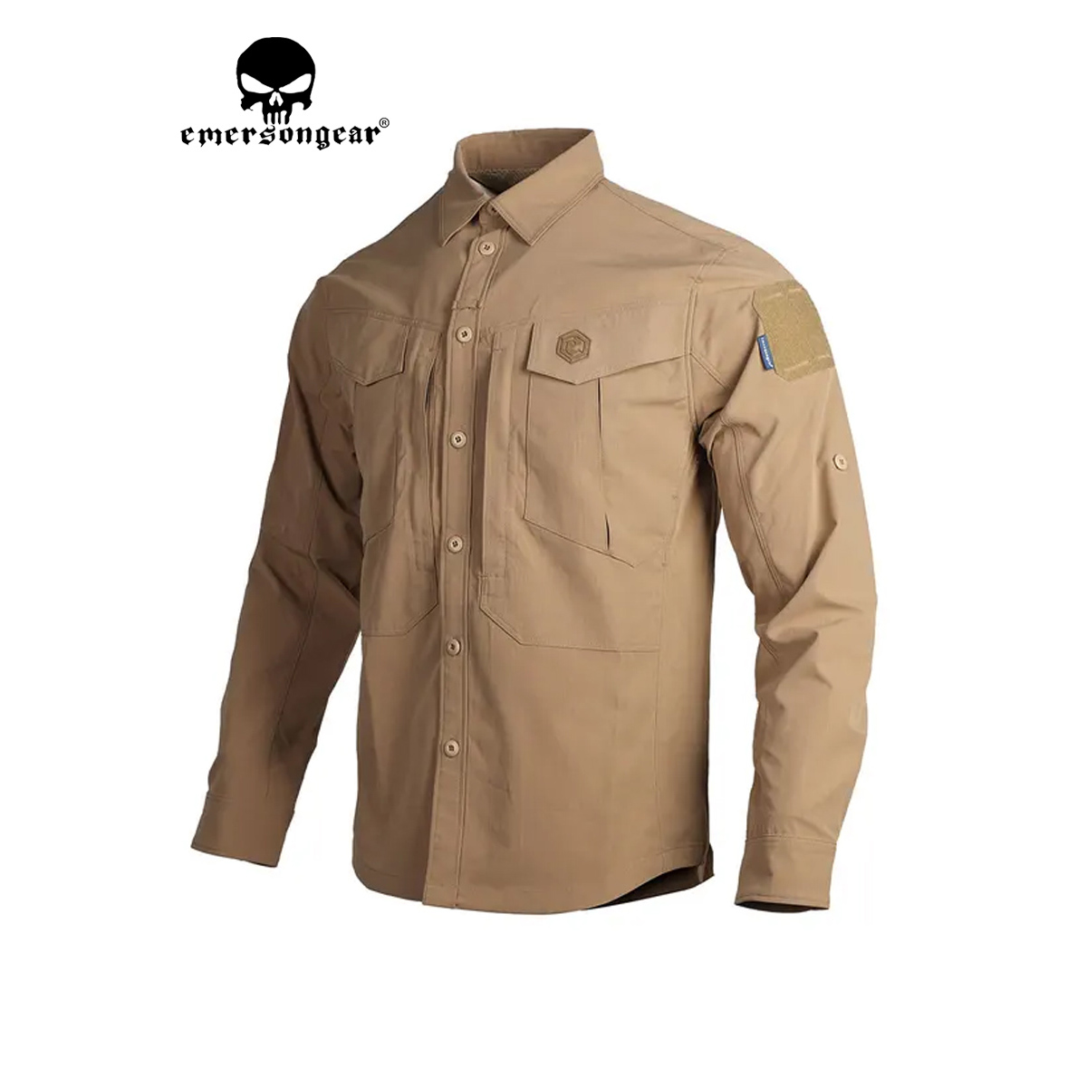 Рубашка мужская EmersonGear Persecutor Tactical Shirt коричневая S