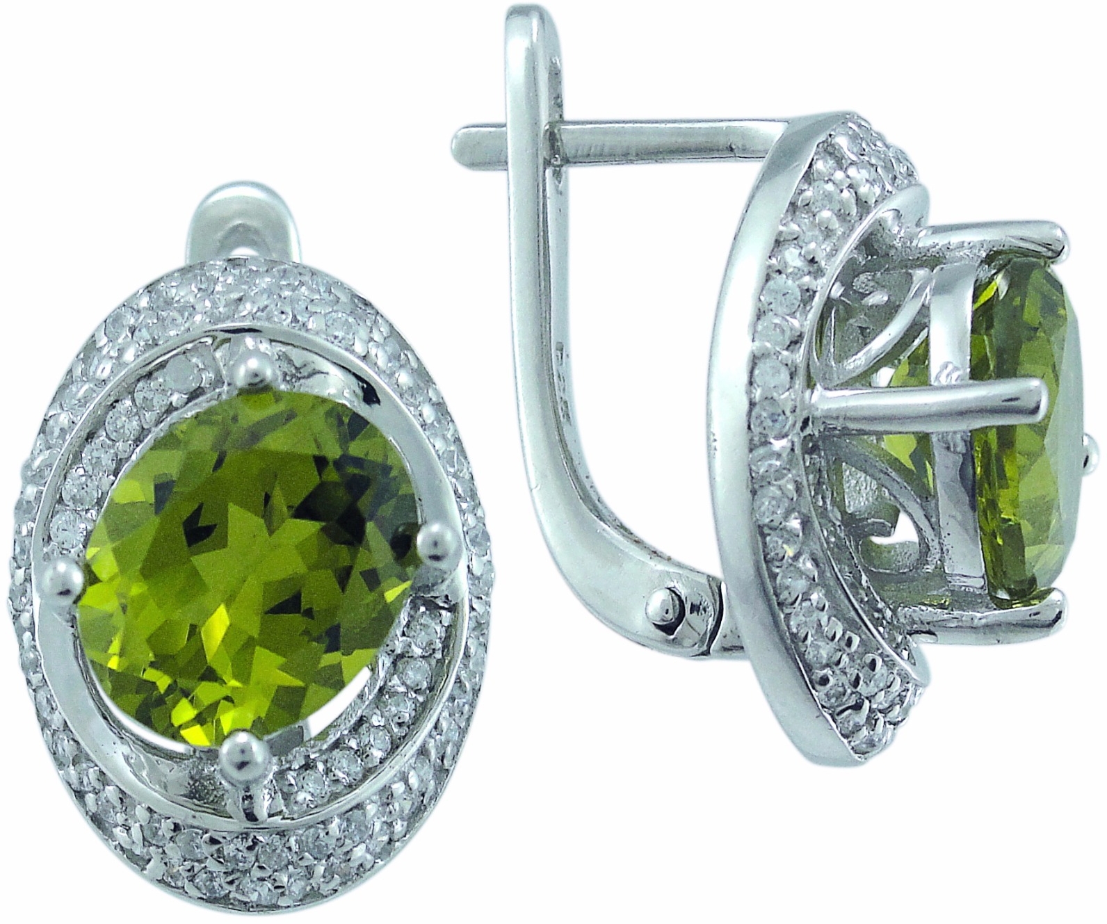 

Серьги из серебра с султанитом Balex Jewellery 2405937308, 2405937308