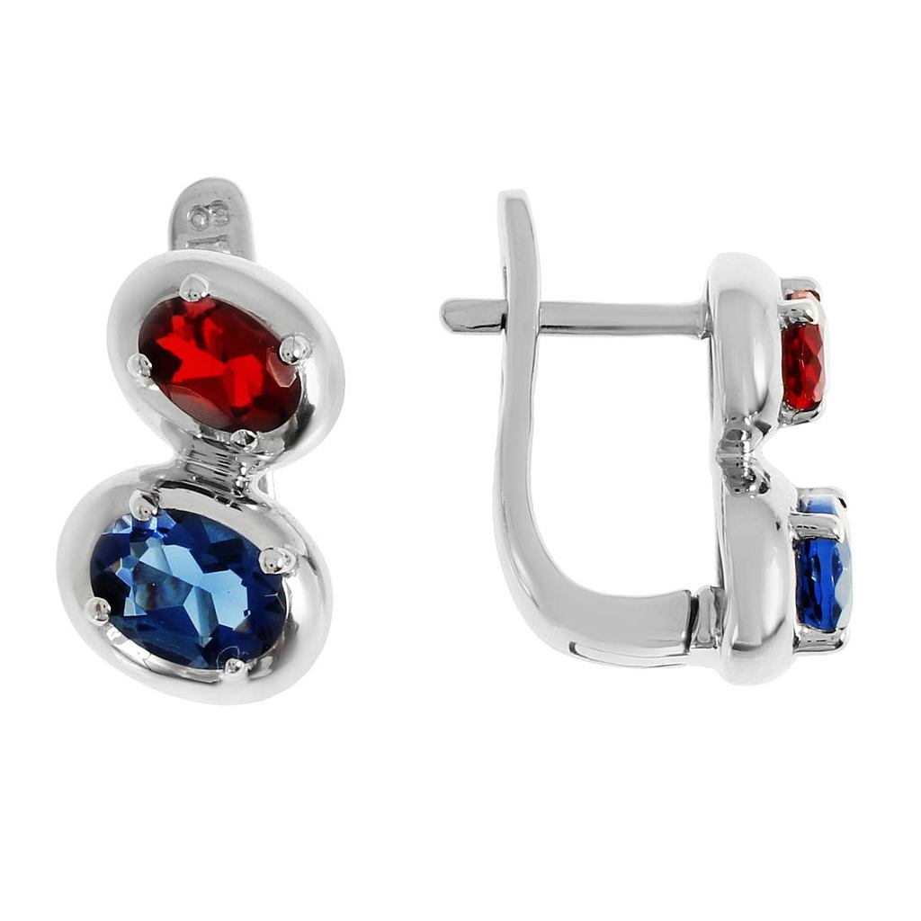 

Серьги из серебра с фианитом Balex Jewellery 2454930084, 2454930084