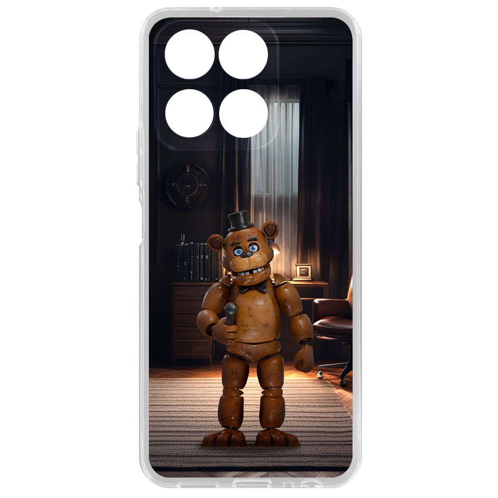 

Чехол-накладка Krutoff Clear Case ФНАФ - Медведь Фредди для Honor X8a, Прозрачный