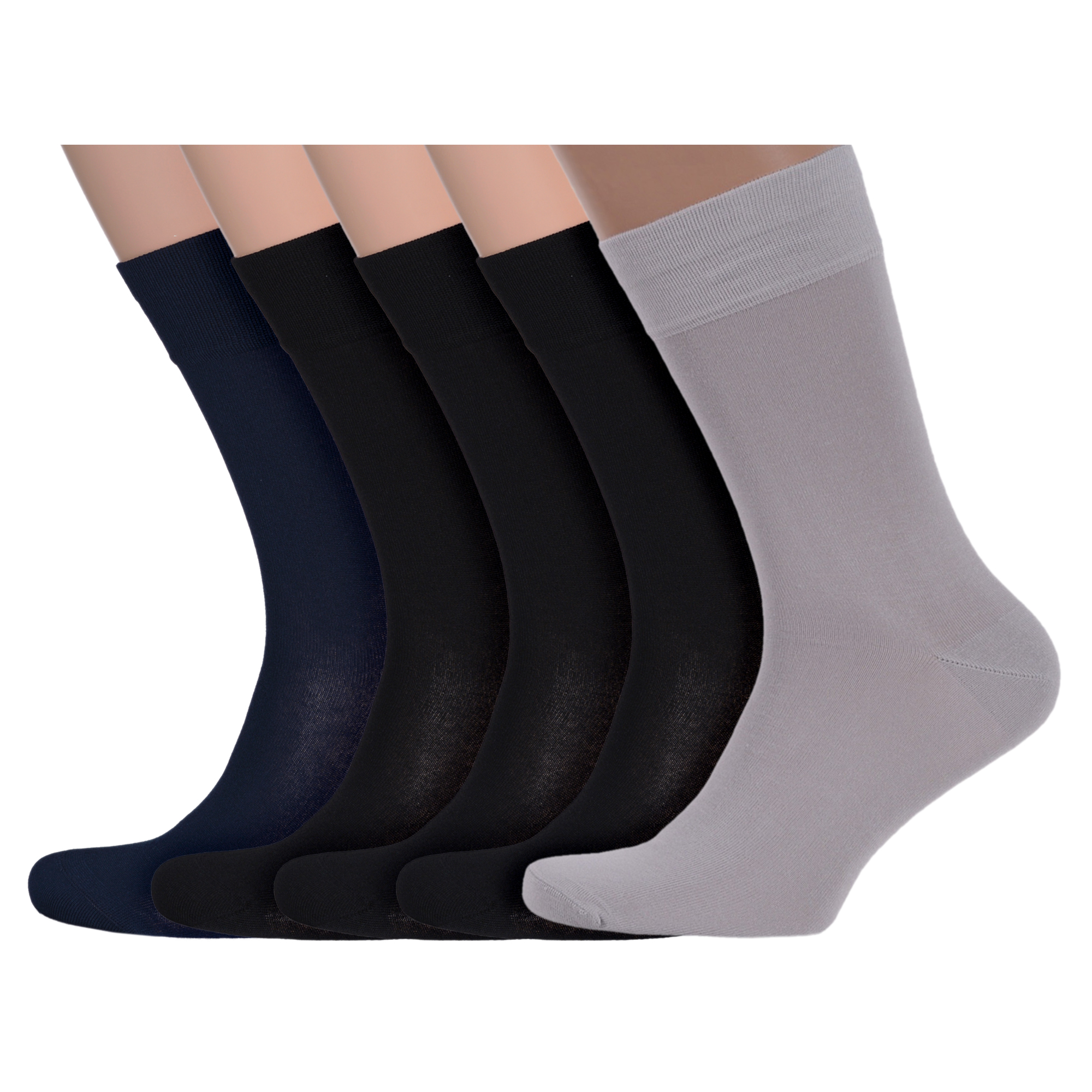 

Комплект носков мужских LorenzLine 5-Н2 серых; синих; черных 27, 5-Н2