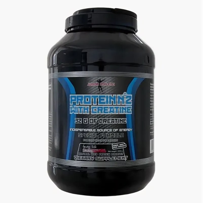 Протеин Junior Athlete Protein №2 1600 г Strawberry