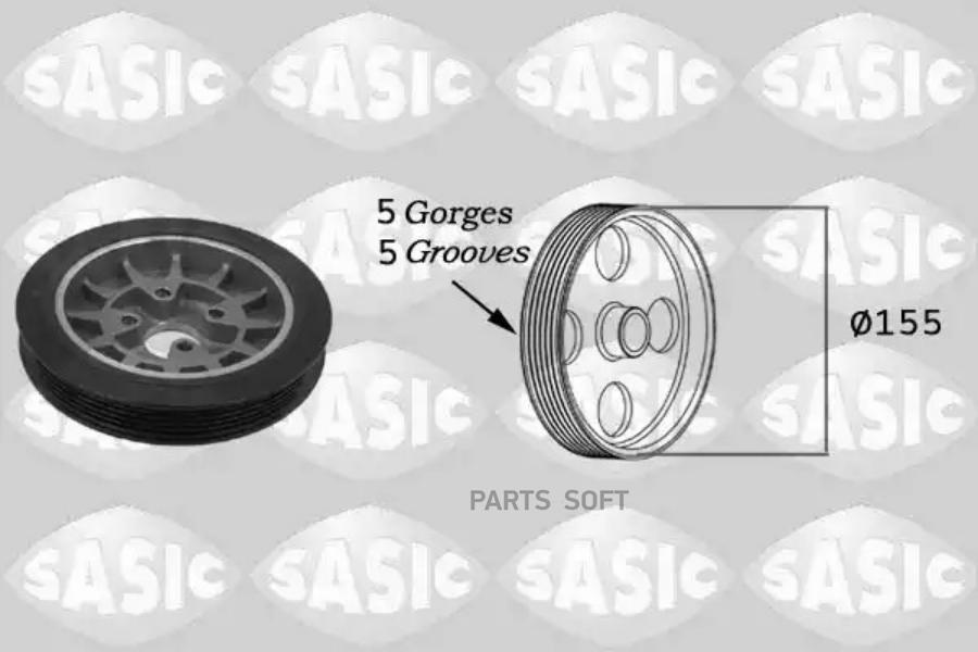 SASIC Шкив коленвала