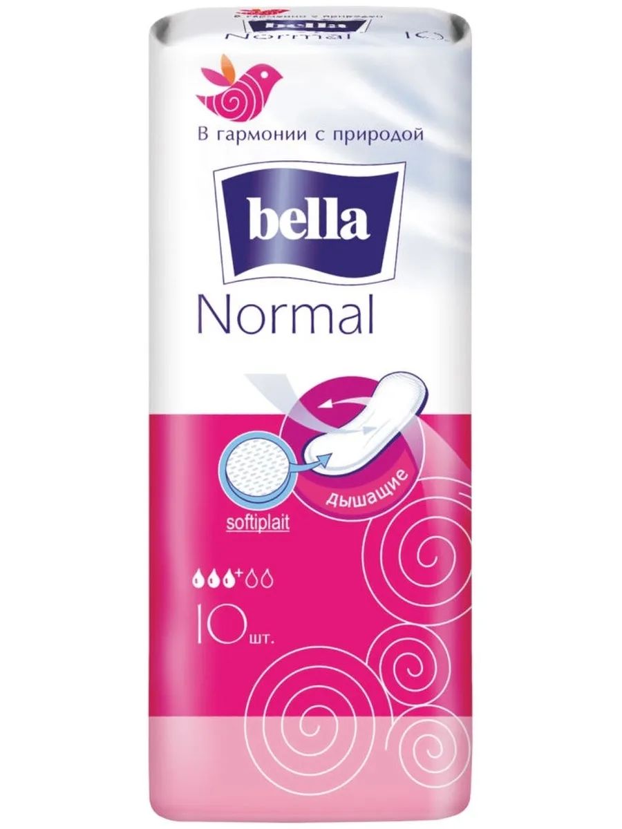 Прокладки женские Bella Normal Белла Нормал 10 шт прокладки женские bella normal белла нормал 10 шт