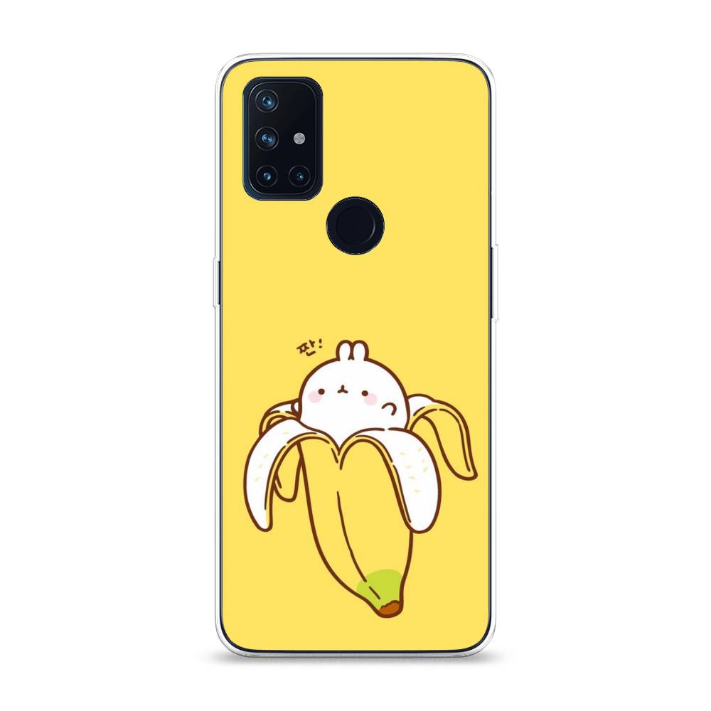 

Чехол Awog на OnePlus Nord N10 / ВанПлас Nord N10 "Зайчик-бананчик", Желтый;белый, 152350-2