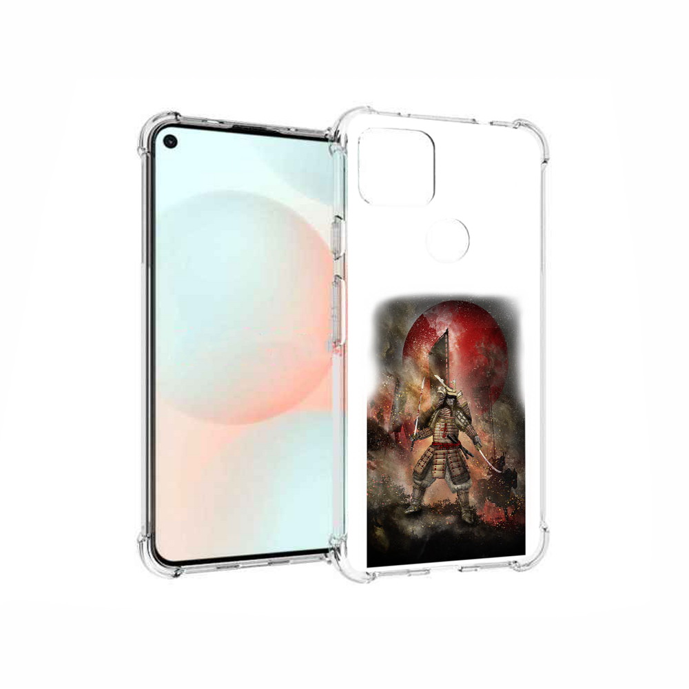 

Чехол MyPads Tocco для Google Pixel 5A китайскийвоин, Прозрачный, Tocco