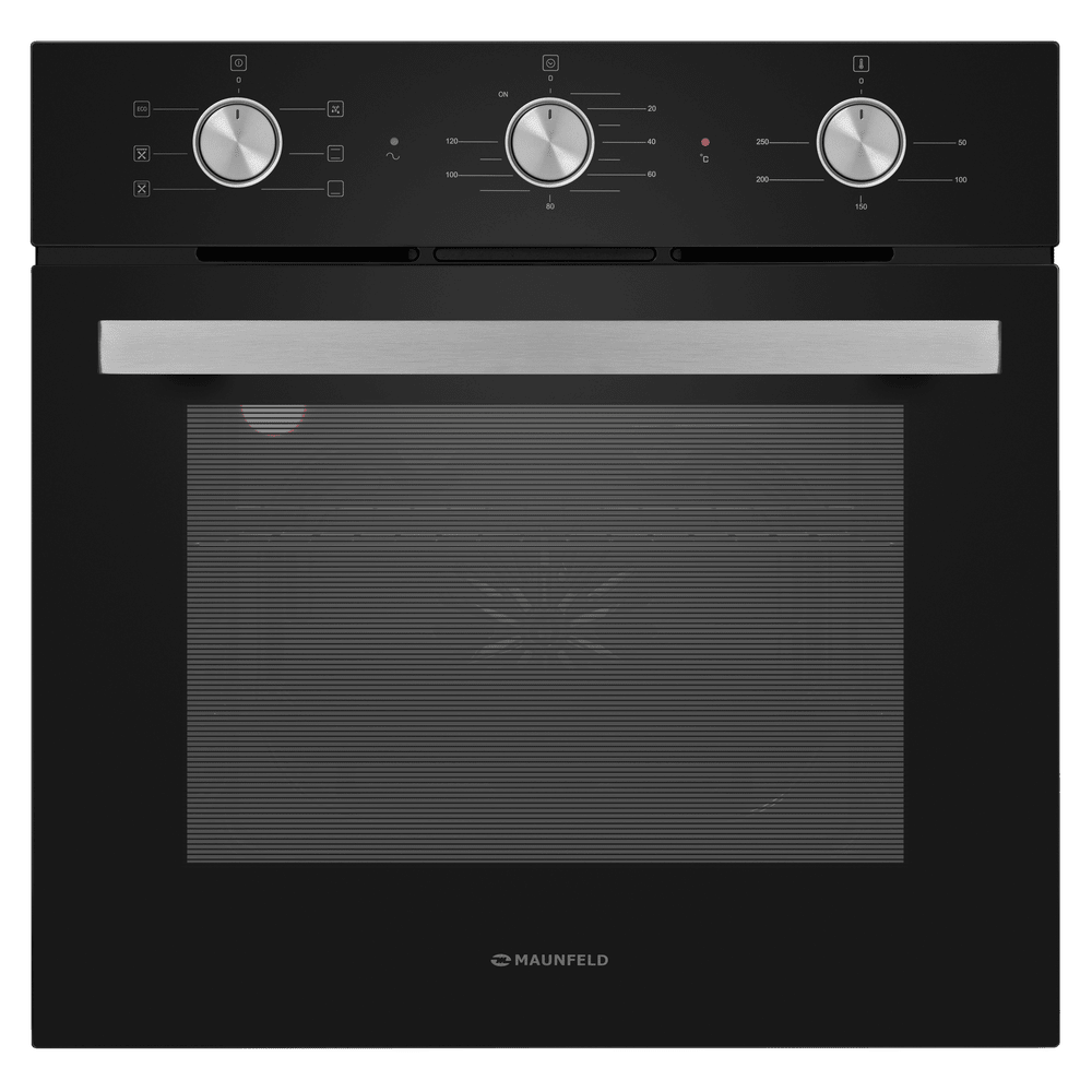 

Встраиваемый электрический духовой шкаф MAUNFELD AEOF6060 черный, AEOF6060