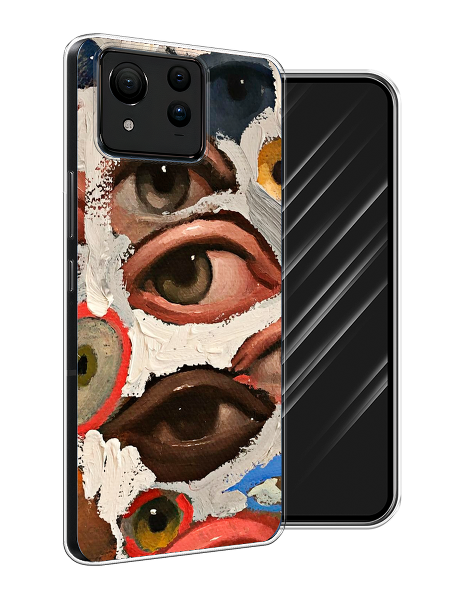 

Чехол Awog на Asus ZenFone 11 Ultra "Глаза масляная живопись", Серый;бежевый;красный, 45250-1