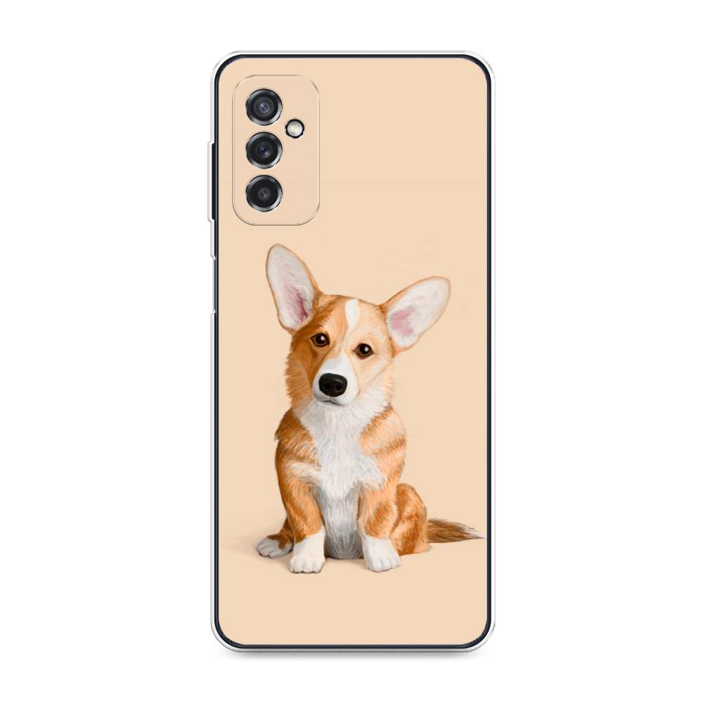 

Чехол на Samsung Galaxy M52 "Грустный Корги", Коричневый;бежевый, 2104350-1