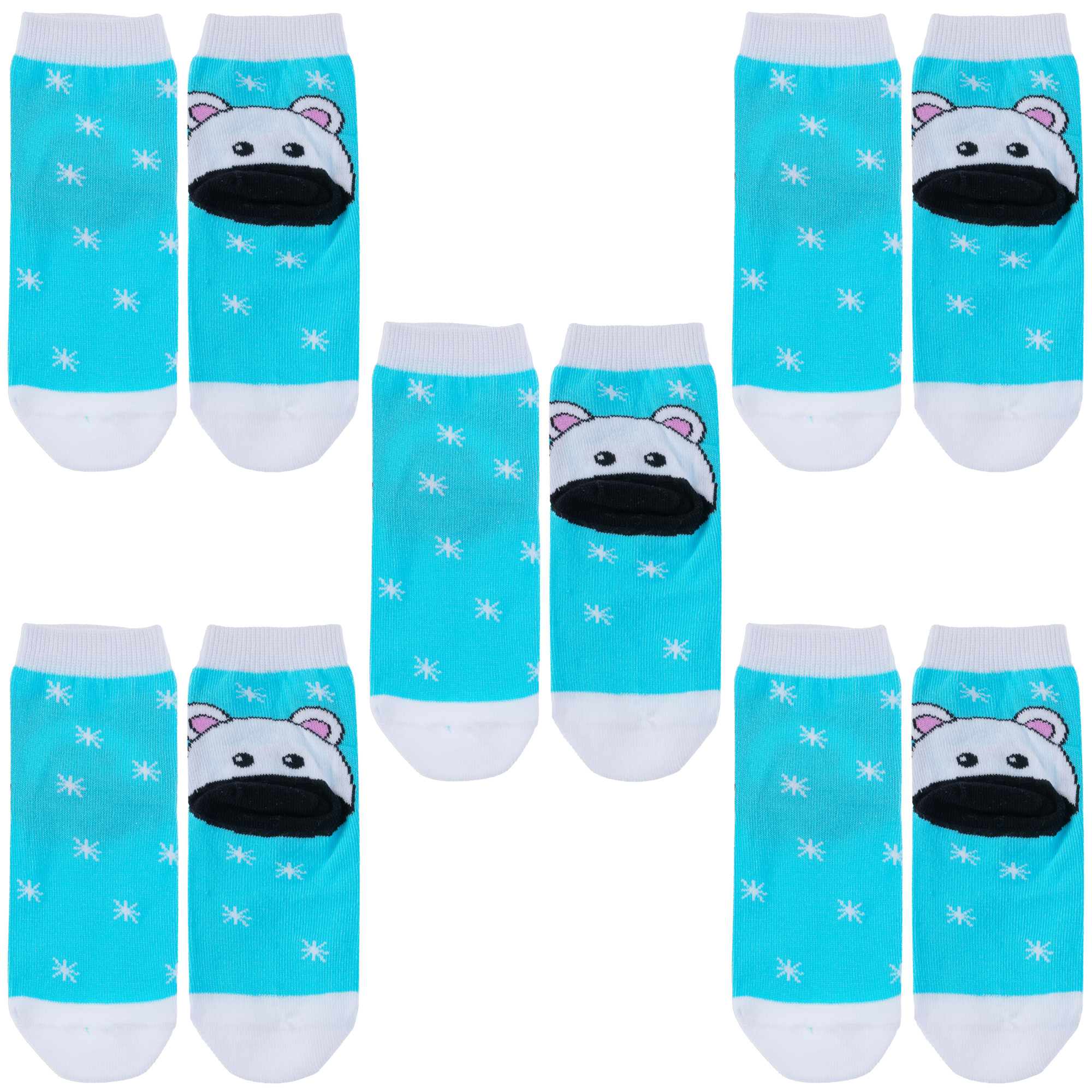 Носки детские Борисоглебский трикотаж 5-8С70Ж, бирюзовые, 14-16 носки унисекс черные с силиконовой пяткой