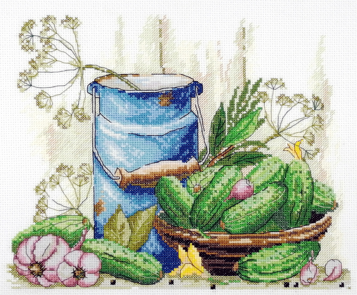 

Вышивка крестом Марья Искусница На засолку, 27x22 см, На засолку