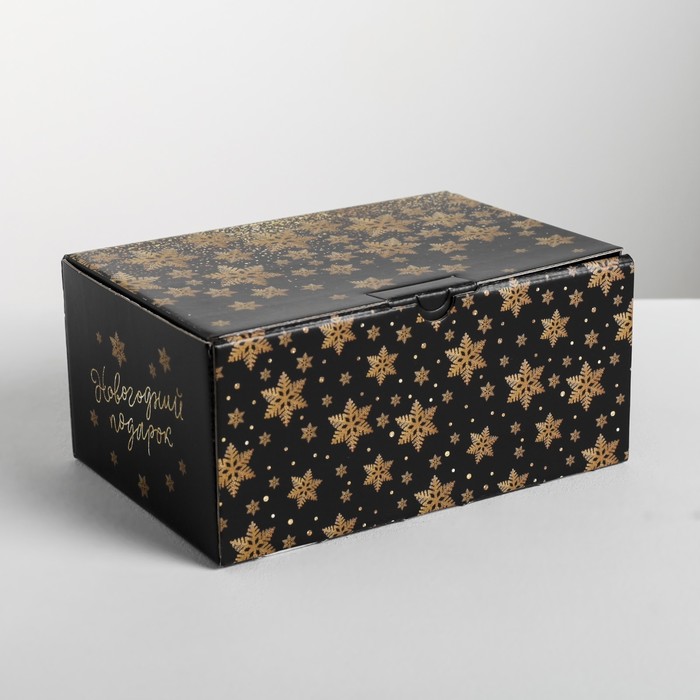 

Складная коробка Новогодний подарок, 22x15x10 см
