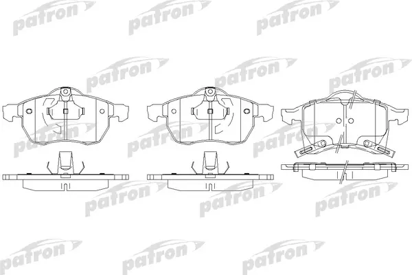 

Тормозные колодки PATRON дисковые PBP1295