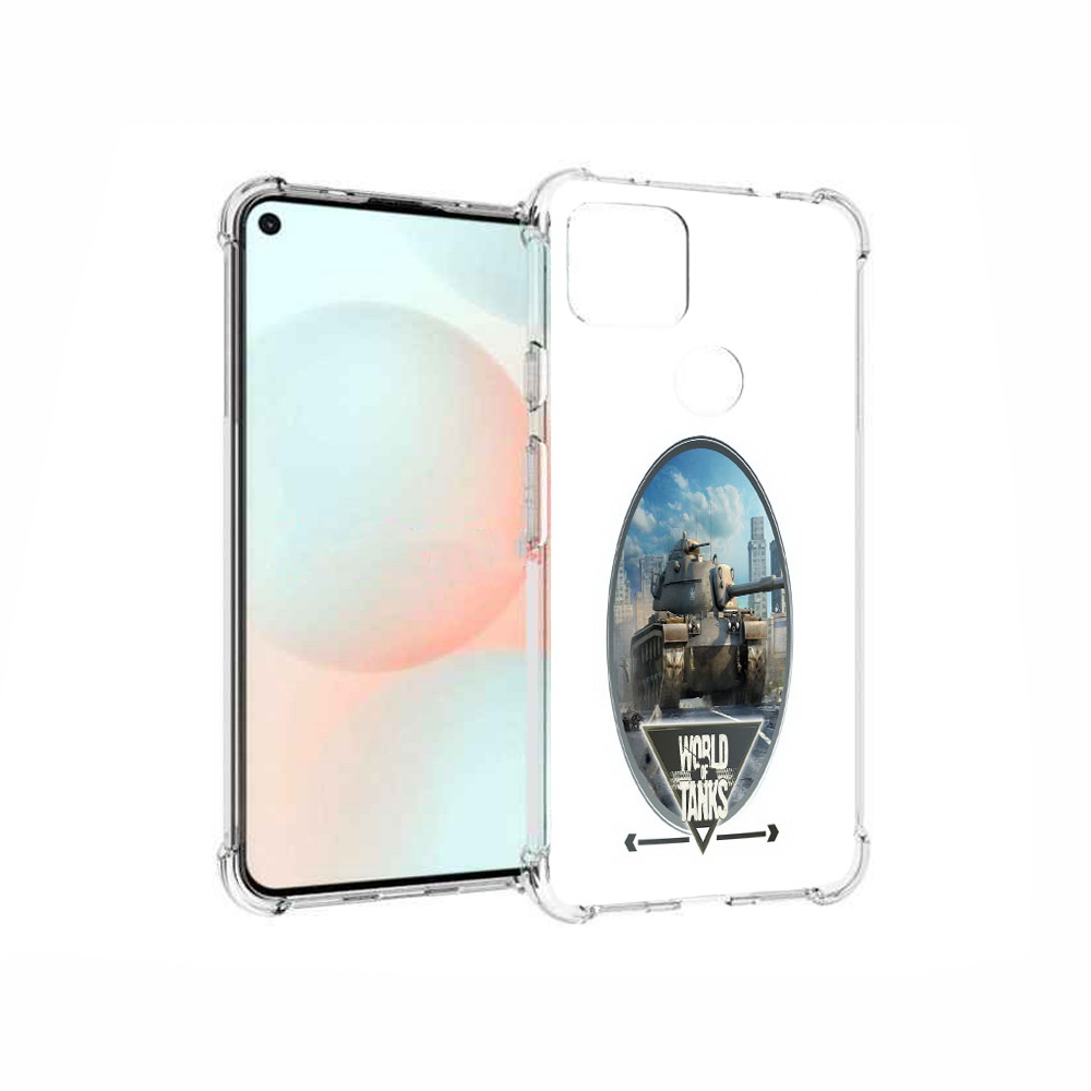 

Чехол MyPads Tocco для Google Pixel 5A игра с танками, Прозрачный, Tocco